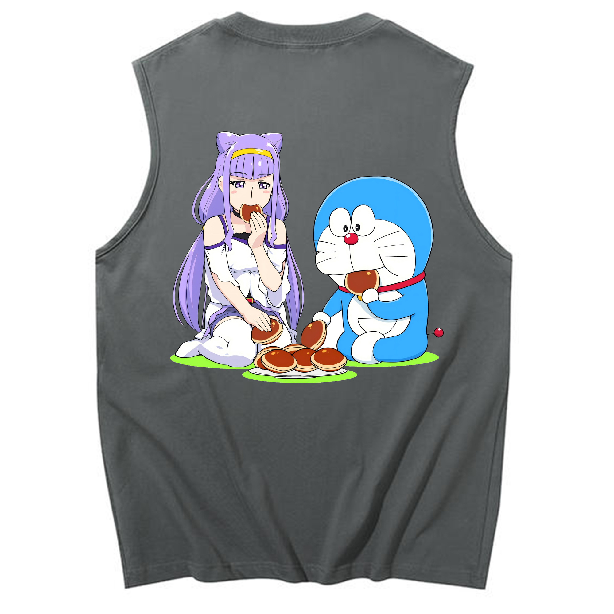 （画像用） ドラえもん Doraemon コットン100％タンクトップ（背面プリント）